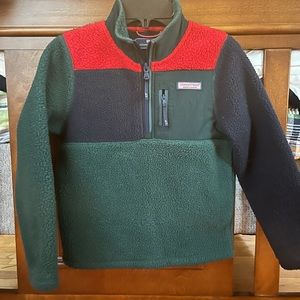 Vineyard Vines boys fleece zip up. Size 7